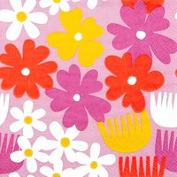 Servietten 25x25 cm - Mademoiselle