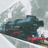 Serviettes 33x33 cm - Lokomotive