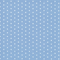 Servetten 33x33 cm - Mini Dots light blue