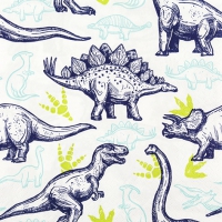 餐巾33x33厘米 - Dinosaurs