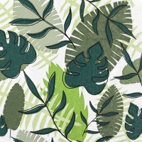 Napkins 33x33 cm - Tropical Leaves