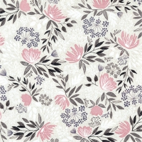 Serviettes 33x33 cm - Floral Pattern Bohemian