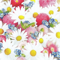 Servietten 33x33 cm - Flower Carpet