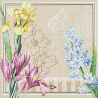 Serviettes 33x33 cm - Spring Scene