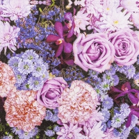 Салфетки 33x33 см - Lilac Flowers