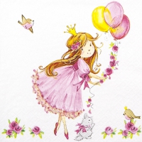 餐巾33x33厘米 - Cute Princess
