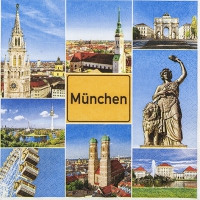 Салфетки 33x33 см - Munich Sights