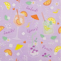 Napkins 33x33 cm - Cocktail Party