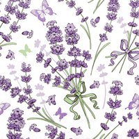 Servietten 33x33 cm - Lovely Lavender
