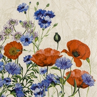 Serwetki 33x33 cm - Wild Poppies