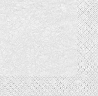 Serviettes 40x40 cm - Modern Colours white