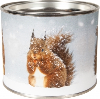 Scented candle - Snowy Squirrel 100 mm