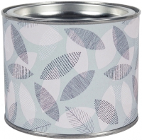 Scented candle - TC Scattered Leaves nude Ø 100