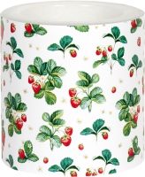decorative candle - LC Strawberry Pattern Ø 75