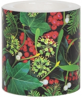 decorative candle - LC Berries and Plants 75 mm