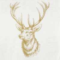 Napkins 25x25 cm - Classic Deer