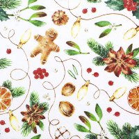 Napkins 25x25 cm - Cozy Feeling pure