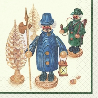Servilletas 33x33 cm - Räuchermann