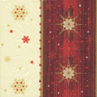 Napkins 33x33 cm - Estrella bordeaux