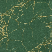 Салфетки 33x33 см - Royal Marble dark green