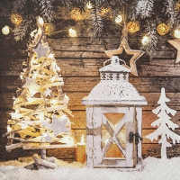 Serwetki 33x33 cm - Bright Christmas