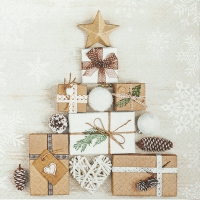 Serviettes 33x33 cm - Tree of Gifts