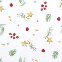 Servietten 33x33 cm - Wonderful Christmas