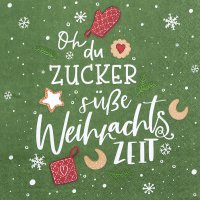 Tovaglioli 33x33 cm - Zuckersüße Zeit