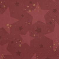 Tovaglioli 33x33 cm - Starshine red