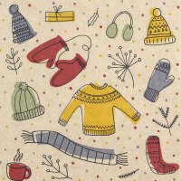 Tovaglioli 33x33 cm - Keeping Warm eco