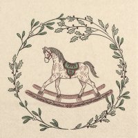 Tovaglioli 33x33 cm - Rocking Horse eco