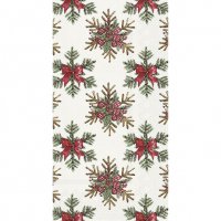 Serviettes de table - STARS FROM BRANCHES light grey