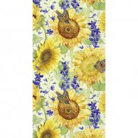 Servilletas de buffet - SUNFLOWER AND LARKSPUR green