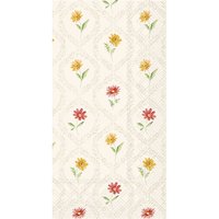 Buffet napkins - SOFT SUNSET PATTERN cream
