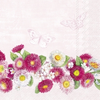 餐巾25x25厘米 - BELLIES WREATH rose
