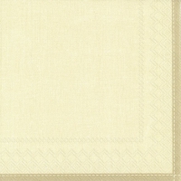 Servietten 25x25 cm - LINEN cream