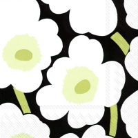 Servietten 25x25 cm - UNIKKO black