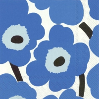 Servietten 25x25 cm - UNIKKO blue