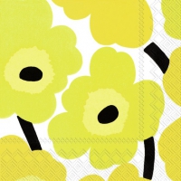 Servilletas 25x25 cm - UNIKKO yellow