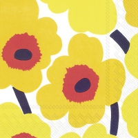 Servietten 25x25 cm - UNIKKO dark yellow