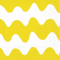 餐巾25x25厘米 - LOKKI light yellow