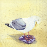餐巾25x25厘米 - FUNNY SEAGULLS ICE