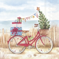 Serviettes 25x25 cm - CHRISTMAS AT THE SEASIDE