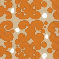 餐巾25x25厘米 - KEIDAS orange