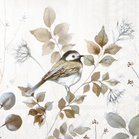 餐巾25x25厘米 - WOODLAND BIRDS nature