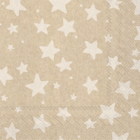 餐巾25x25厘米 - STARRY SKY white