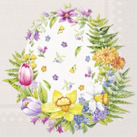 餐巾25x25厘米 - FLOWER EGG linen