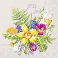 Napkins 25x25 cm - FLOWER LOVE linen