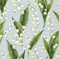 Servietten 25x25 cm - MAYFLOWER FIELD light blue