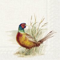 Servilletas 25x25 cm - HUNTED PHEASANT cream